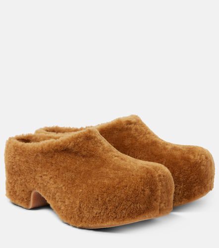 Dries Van Noten Clogs aus Faux Fur - Dries Van Noten - Modalova