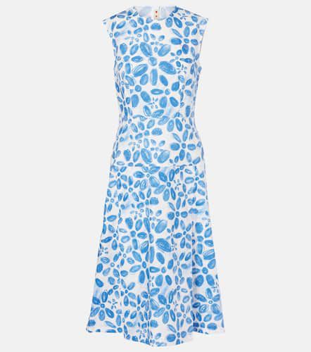 Marni Printed cotton midi dress - Marni - Modalova