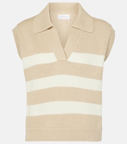 Mariette cotton and cashmere sweater vest - Velvet - Modalova