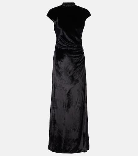 Staud Tina ruched velvet gown - Staud - Modalova