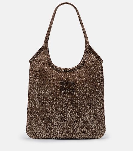 Miu Miu Ivy sequined mesh shopper - Miu Miu - Modalova