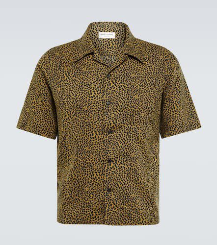 Leopard-print bowling shirt - Saint Laurent - Modalova