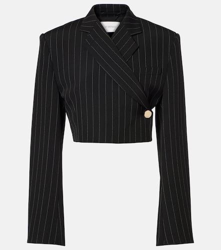 Blazer cropped Utopia con raya diplomática - Sportmax - Modalova