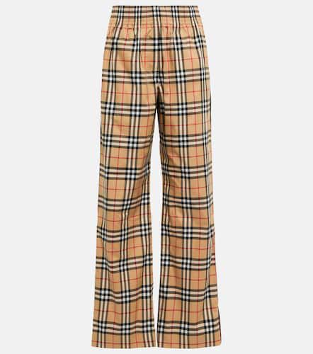 Pantalones anchos Vintage Check de algodón - Burberry - Modalova