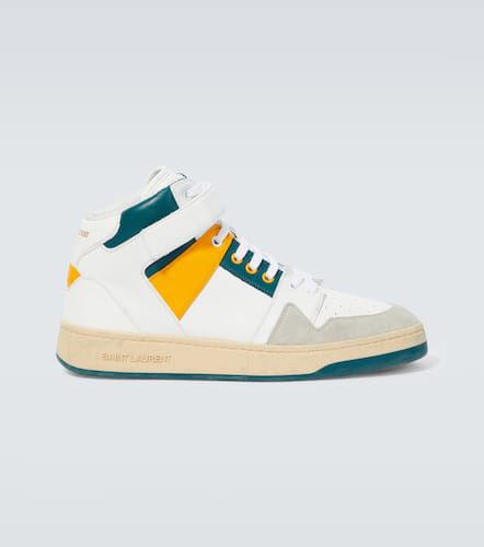 Sneakers Lax aus Leder mit Veloursleder - Saint Laurent - Modalova