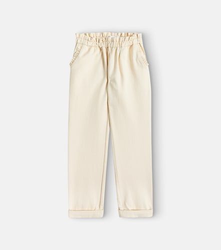 Celeste cotton pants - C'era Una Volta - Modalova