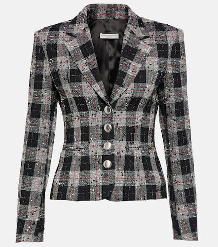 Tweed single-breasted blazer - Alessandra Rich - Modalova