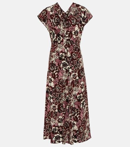 Affetto floral silk midi dress - 'S Max Mara - Modalova