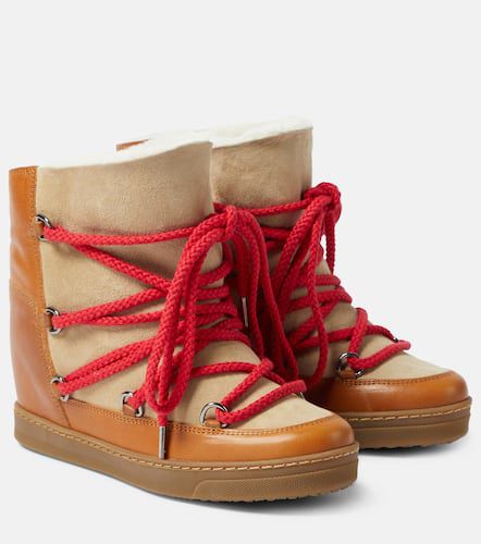 Botas de nieve Nowles de piel - Isabel Marant - Modalova