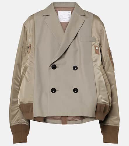 Sacai Chaqueta bomber cruzada - Sacai - Modalova