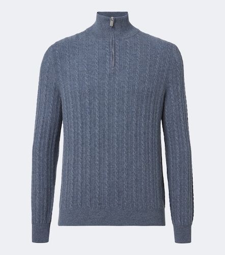 Pullover in cashmere a trecce - Fedeli - Modalova