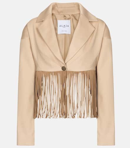 Alaïa Cropped-Blazer aus Baumwolle - Alaia - Modalova