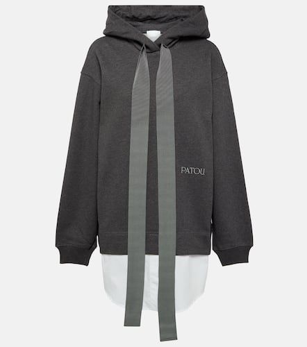 Patou Oversized cotton hoodie - Patou - Modalova