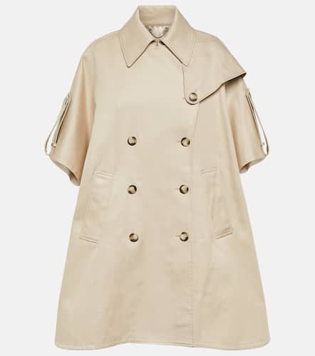 Double-breasted cotton cape - Max Mara - Modalova