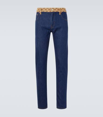 Gucci Mid-Rise Jeans GG - Gucci - Modalova