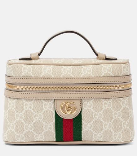 Ophidia Super Mini leather-trimmed shoulder bag - Gucci - Modalova