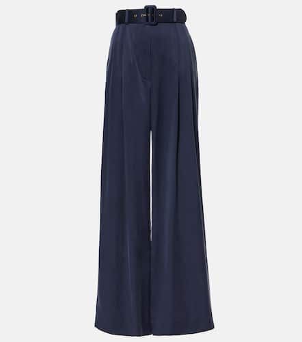 Zimmermann Tuck silk wide-leg pants - Zimmermann - Modalova