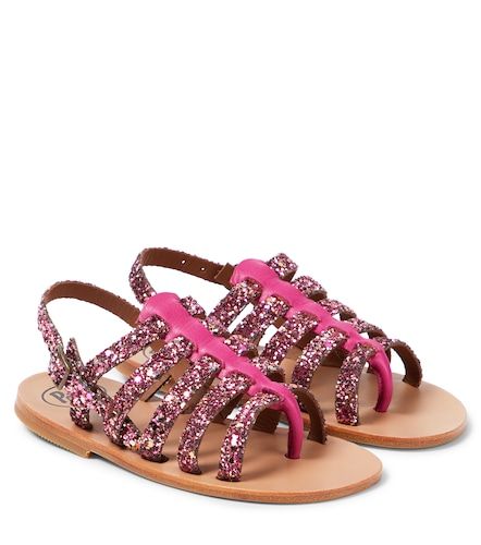Galassia glitter leather sandals - PePe - Modalova