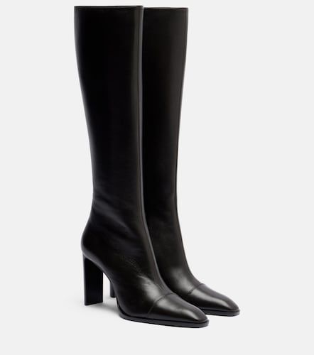 Botas altas Venetia de piel - Saint Laurent - Modalova