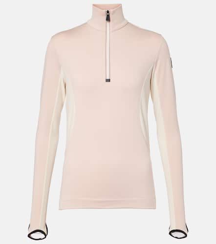 Top tecnico in jersey con mezza zip - Moncler Grenoble - Modalova