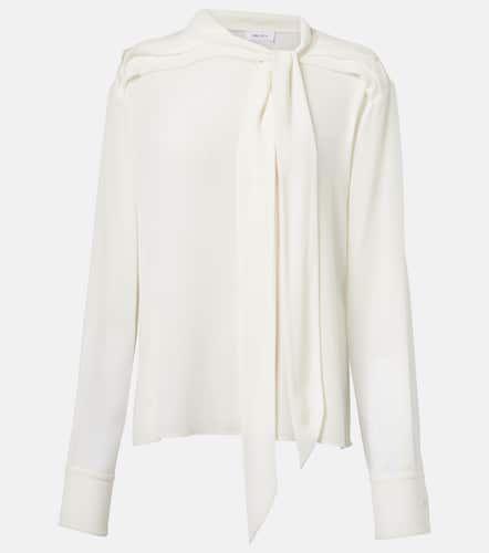 Blusa de seda con lazada - Alexander McQueen - Modalova