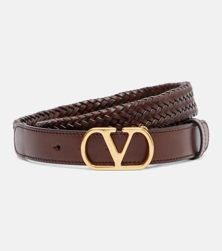 Ceinture VLogo en cuir - Valentino Garavani - Modalova