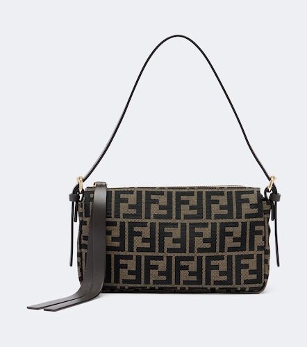 Borsa a spalla Zip Top FF Small in Canvas - Fendi - Modalova