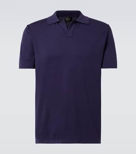 Brioni Cotton and silk polo shirt - Brioni - Modalova