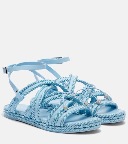 Embellished woven sandals - Mach & Mach - Modalova