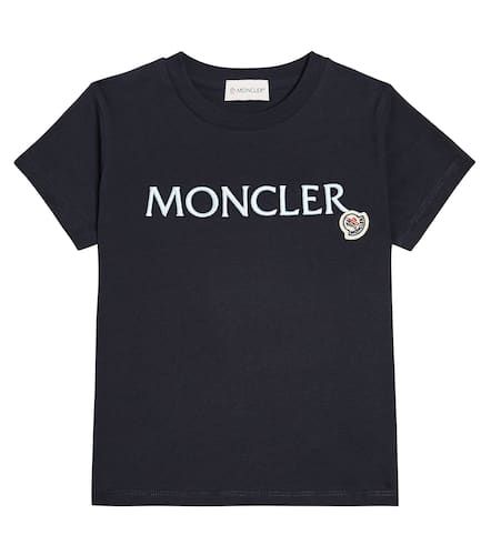 T-shirt in jersey di cotone - Moncler Enfant - Modalova