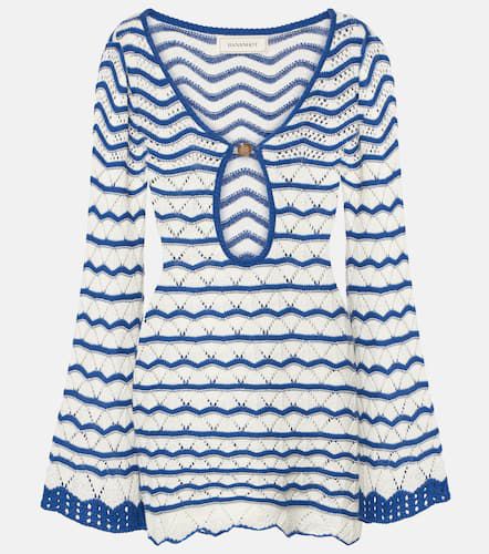 Rey striped crochet beach dress - Bananhot - Modalova