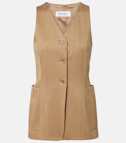 Max Mara Chaleco Falla de algodón - Max Mara - Modalova