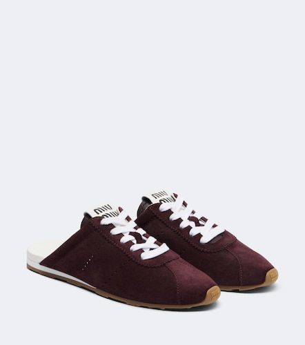 Miu Miu Suede sneaker mules - Miu Miu - Modalova