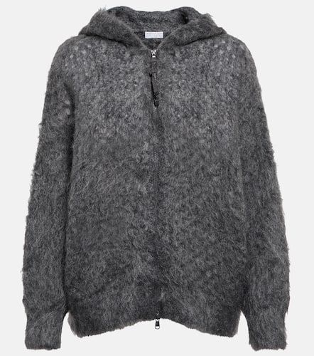 Mohair-blend cardigan - Brunello Cucinelli - Modalova