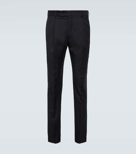 Pantaloni slim in lana vergine - Incotex - Modalova