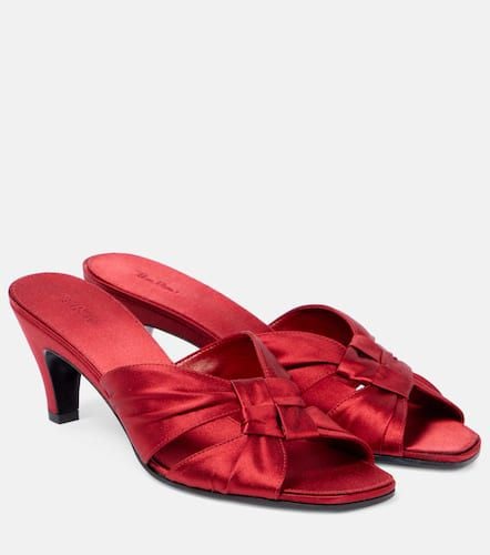 The Row Soft Knot 65 satin mules - The Row - Modalova