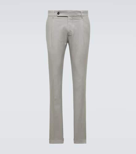 Pantalones chinos slim de tiro medio - Thom Sweeney - Modalova