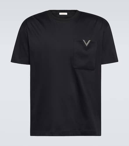 T-shirt in cotone con logo - Valentino - Modalova
