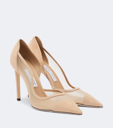 Pumps Brigitte in suede e mesh - Jimmy Choo - Modalova