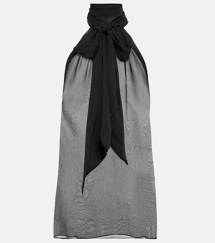 Sleeveless silk blouse - Saint Laurent - Modalova