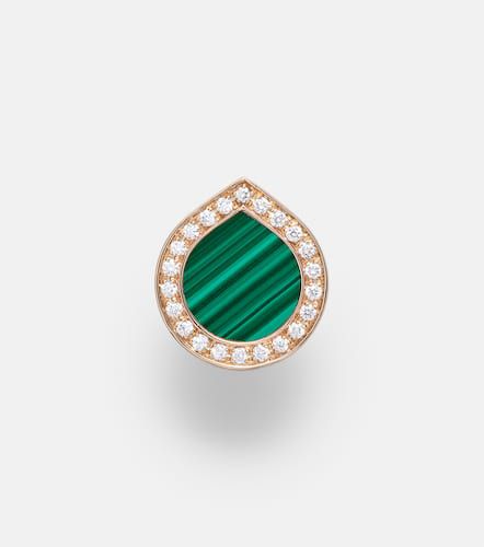 Kt rose single earring with malachite and diamonds - Repossi - Modalova