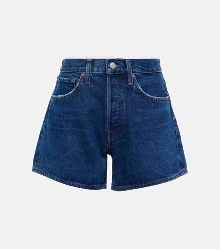 Parker Long high-rise denim shorts - Agolde - Modalova