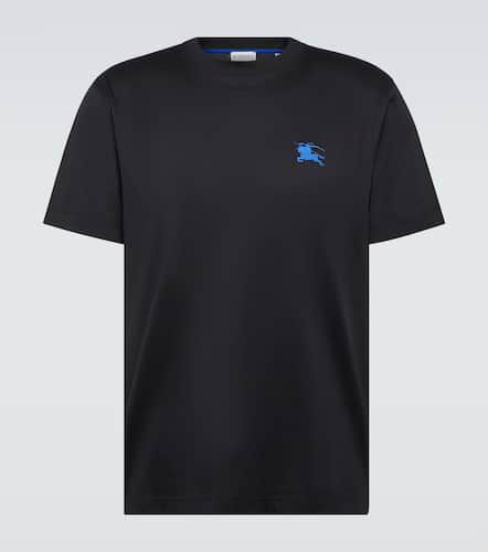 Camiseta de jersey de algodón con logo - Burberry - Modalova