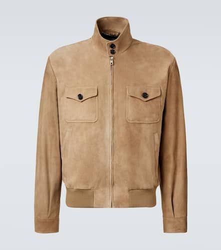 Bomberjacke aus Veloursleder - Dolce&Gabbana - Modalova
