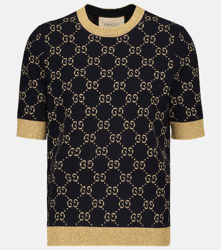 Gucci Top aus Jacquard-Strick - Gucci - Modalova