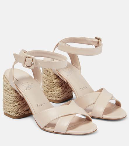 Mariza 85 leather espadrilles sandals - Christian Louboutin - Modalova