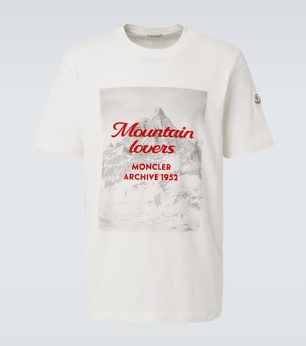 Moncler T-Shirt aus Baumwoll-Jersey - Moncler - Modalova