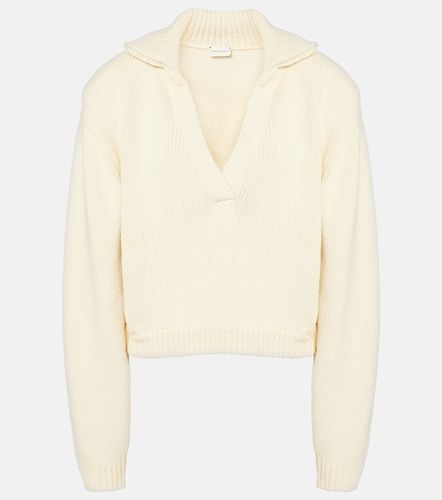 Pullover polo cropped in misto cotone - Magda Butrym - Modalova