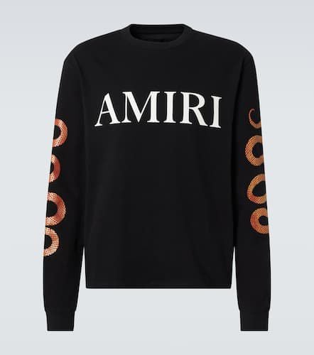 Amiri Logo cotton jersey sweatshirt - Amiri - Modalova