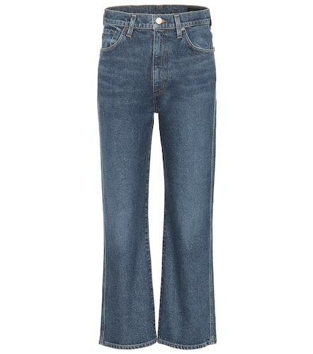 Jeans anchos de tiro alto cropped - Goldsign - Modalova